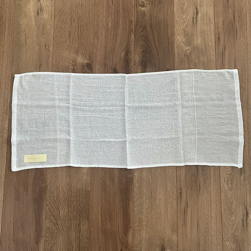 120匁フェイスタオル 白無地 バラ