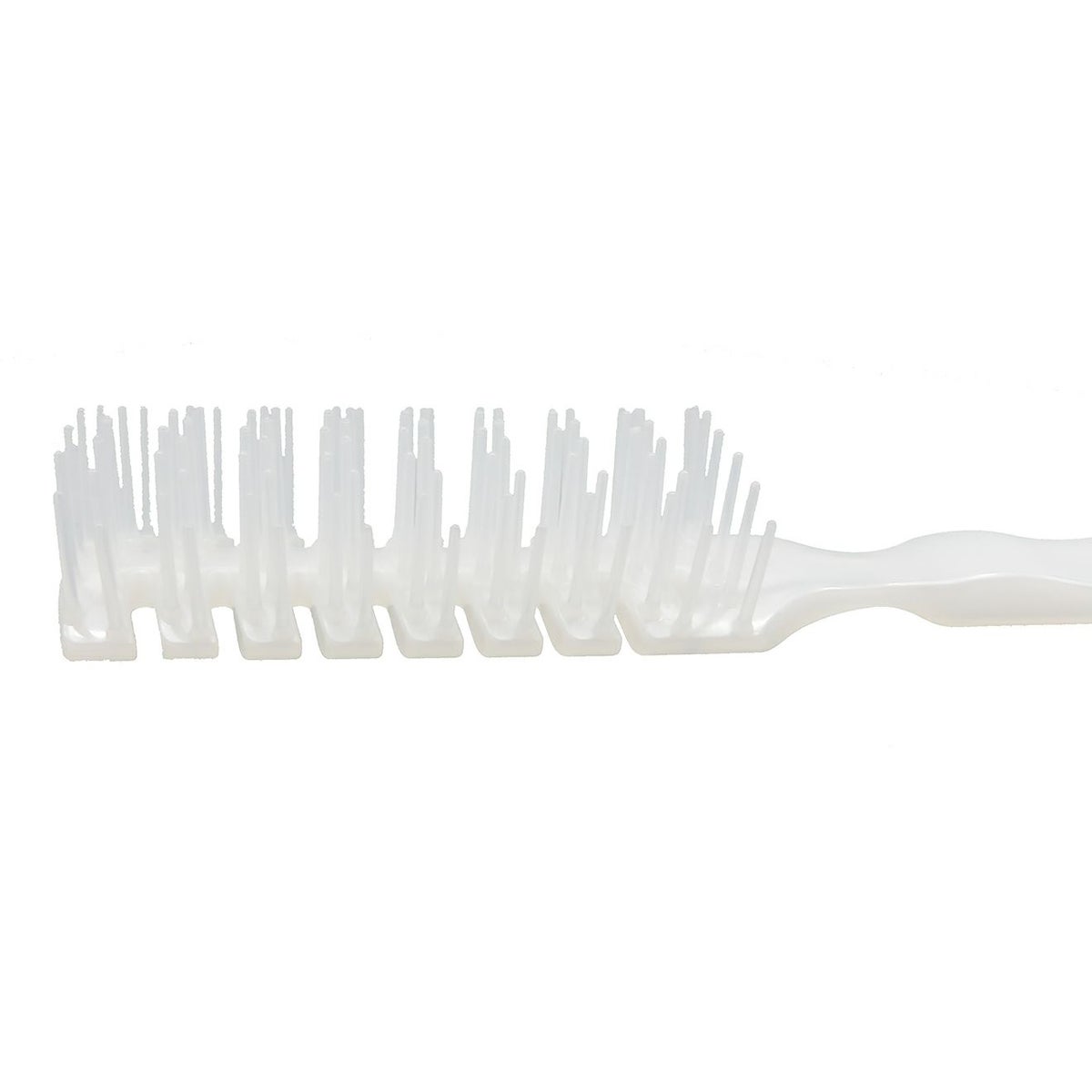 国産 J型スケルトンブラシ 白 バラ2