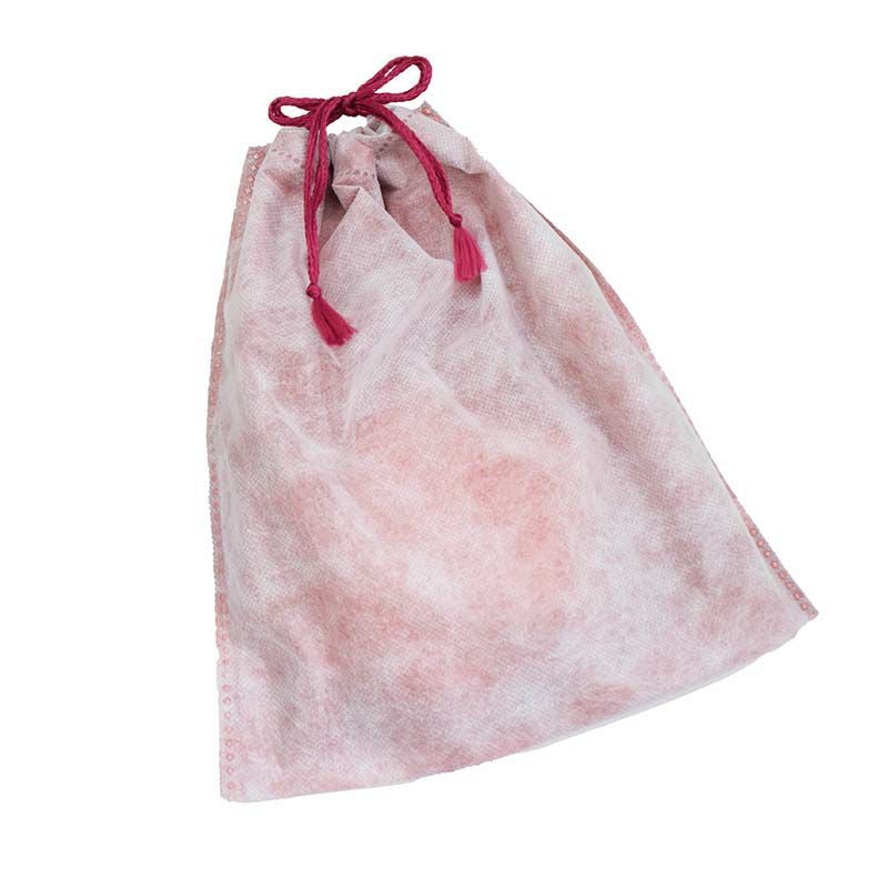 【エコ素材使用】足袋入りアメニティセット 和紙風巾着袋 女性用 100組4