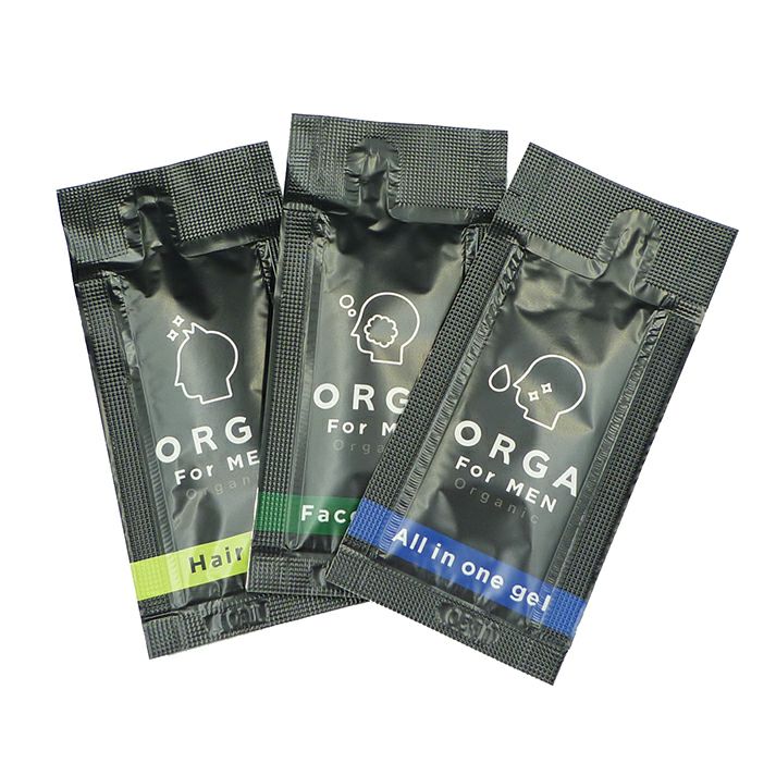 メンズオーガニック化粧品 ORGA【オーガ】 パウチ3種アソート 各250個