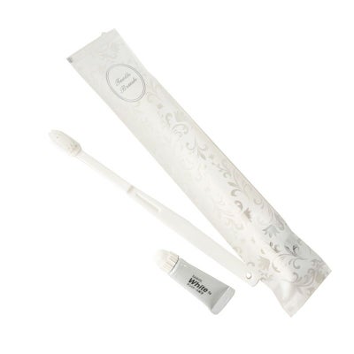 国産ハブラシ24穴-3g プレザントリーシリーズ【白】 1000本