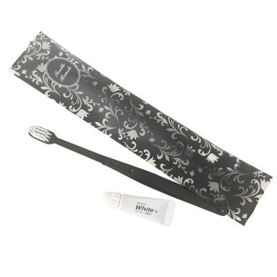 国産ハブラシ24穴-3g プレザントリーシリーズ【黒】 1000本