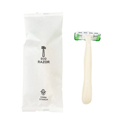  エコカミソリ3枚刃 コーンスターチ30%配合 ECO紙シリーズ 2000本